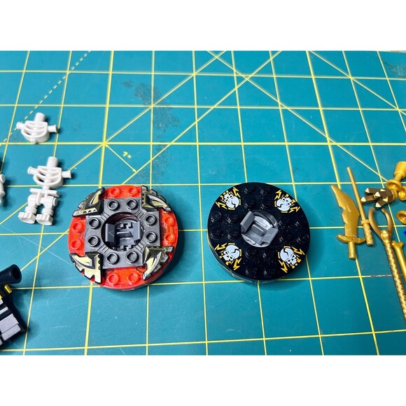 LEGO NINJAGO Mini Figures Lot Pieces Parts Sensai Wu Sword Owl Spinner Toy - Picture 2 of 8